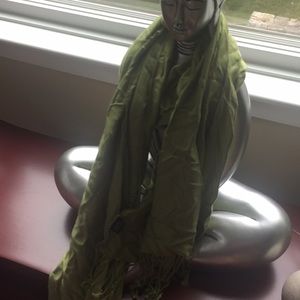 Green scarf